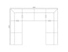 Plint Upholstered Modular Sofa Dimensions