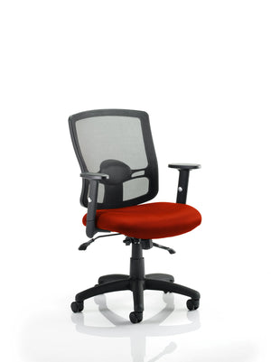 Portland Ii Medium Mesh Back Task Operator Office Chair With Arms KCUP0484 2