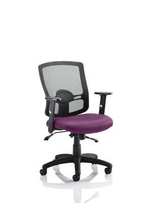 Portland Ii Medium Mesh Back Task Operator Office Chair With Arms KCUP0488 2