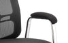 Portland Medium Mesh Back Straight Leg Visitor Chair With Arms BR000115 4