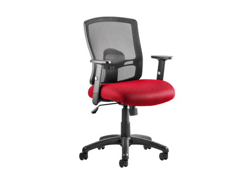 Portland Medium Mesh Back Task Operator Office Chair With Arms KCUP0473 1
