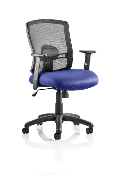 Portland Medium Mesh Back Task Operator Office Chair With Arms KCUP0473 1