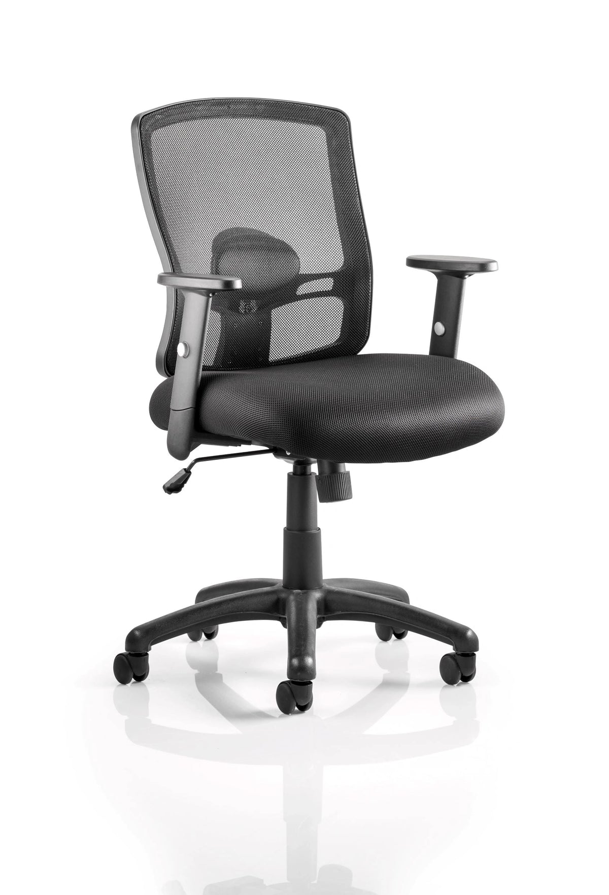 Portland Medium Mesh Back Task Operator Office Chair With Arms OP000105 1