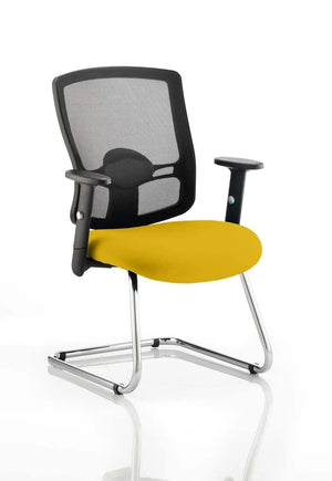 Portland Mesh Back Cantilever Visitor Chair With Arms KCUP0469 2