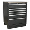 Premier Corner Storage System with Stainless Worktop 1.71m APMSCOMBO6SS 4