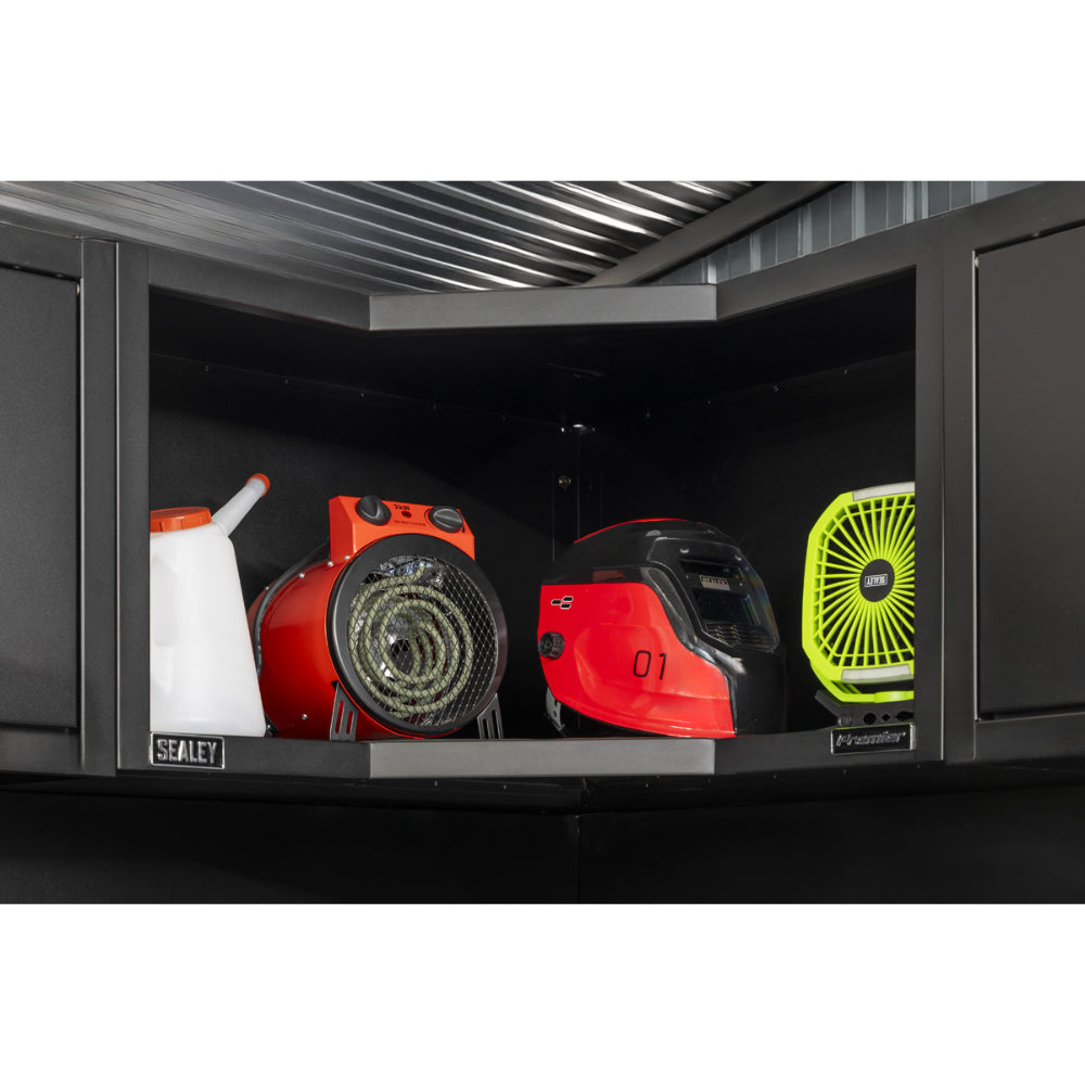 Premier Heavy-Duty Modular Corner Wall Cabinet 930mm APMS16 2