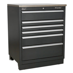 Premier Heavy-Duty Modular Floor Cabinet 6 Drawer 775mm