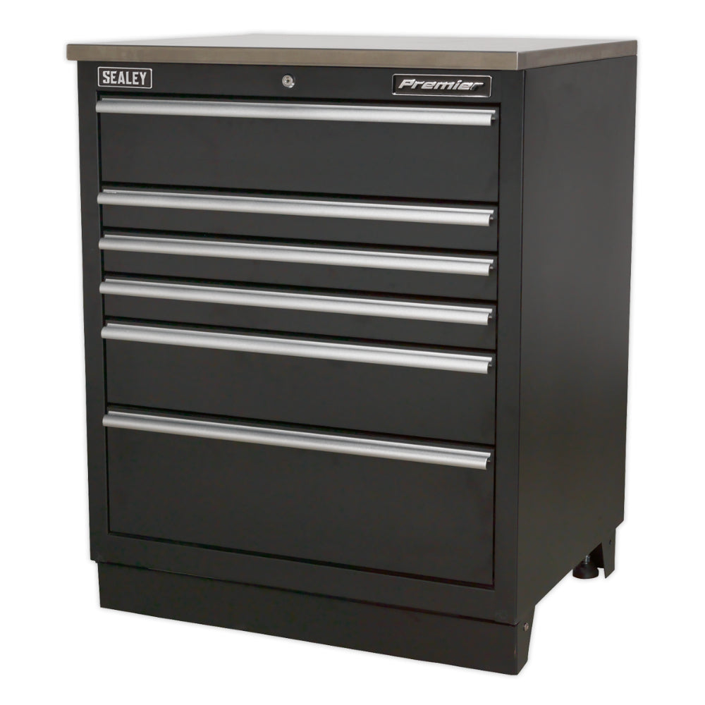 Premier Heavy-Duty Modular Floor Cabinet 6 Drawer 775mm APMS03 2