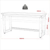 Premier Heavy-Duty Steel Adjustable Workbench with Stainless Steel Worktop 1830mm APMS23 4
