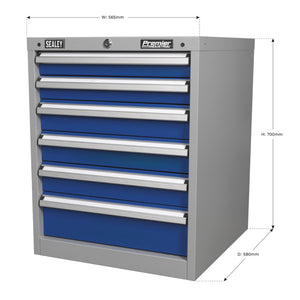 Premier Industrial Cabinet 6 Drawer API5656 9