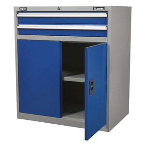 Premier Industrial Industrial Cabinet with 2 Drawers and 1 Shelf API8810 10