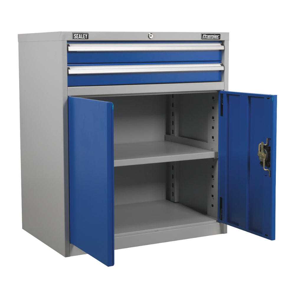 Premier Industrial Industrial Cabinet with 2 Drawers and 1 Shelf API8810 7