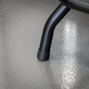 Premier Industrial Pneumatic Workshop Stool with Adjustable Height Swivel Seat and Back Rest SCR01B 4