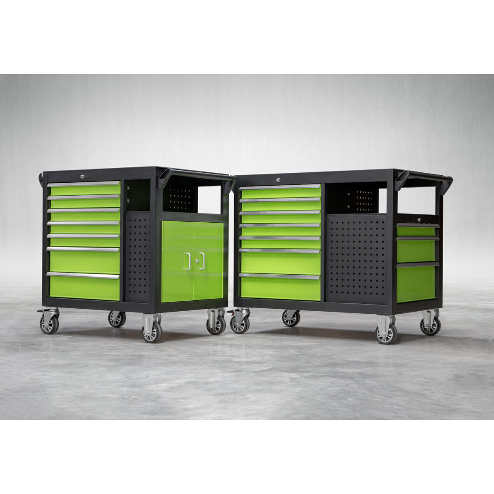 Premier Mobile Workstation with 7 Drawers and Cupboard 920mm AP36MWS 14