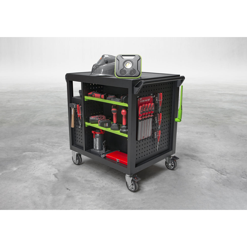 Premier Mobile Workstation with 7 Drawers and Cupboard 920mm AP36MWS 6