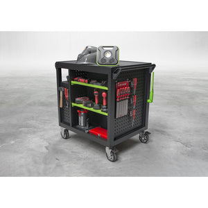 Premier Mobile Workstation with 7 Drawers and Cupboard 920mm AP36MWS 6