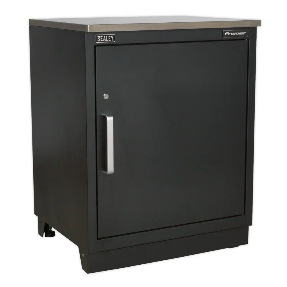 Premier Storage System with Hardwood Worktop 2.48m APMSCOMBO1W 4