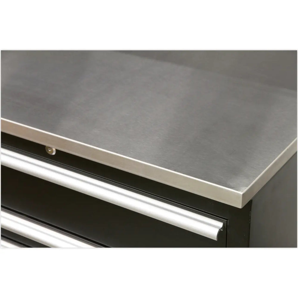 Premier Storage System with Stainless Worktop 2.33m APMSCOMBO4SS 8