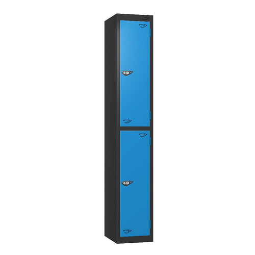 Prime 2-Door Steel Locker - Black
