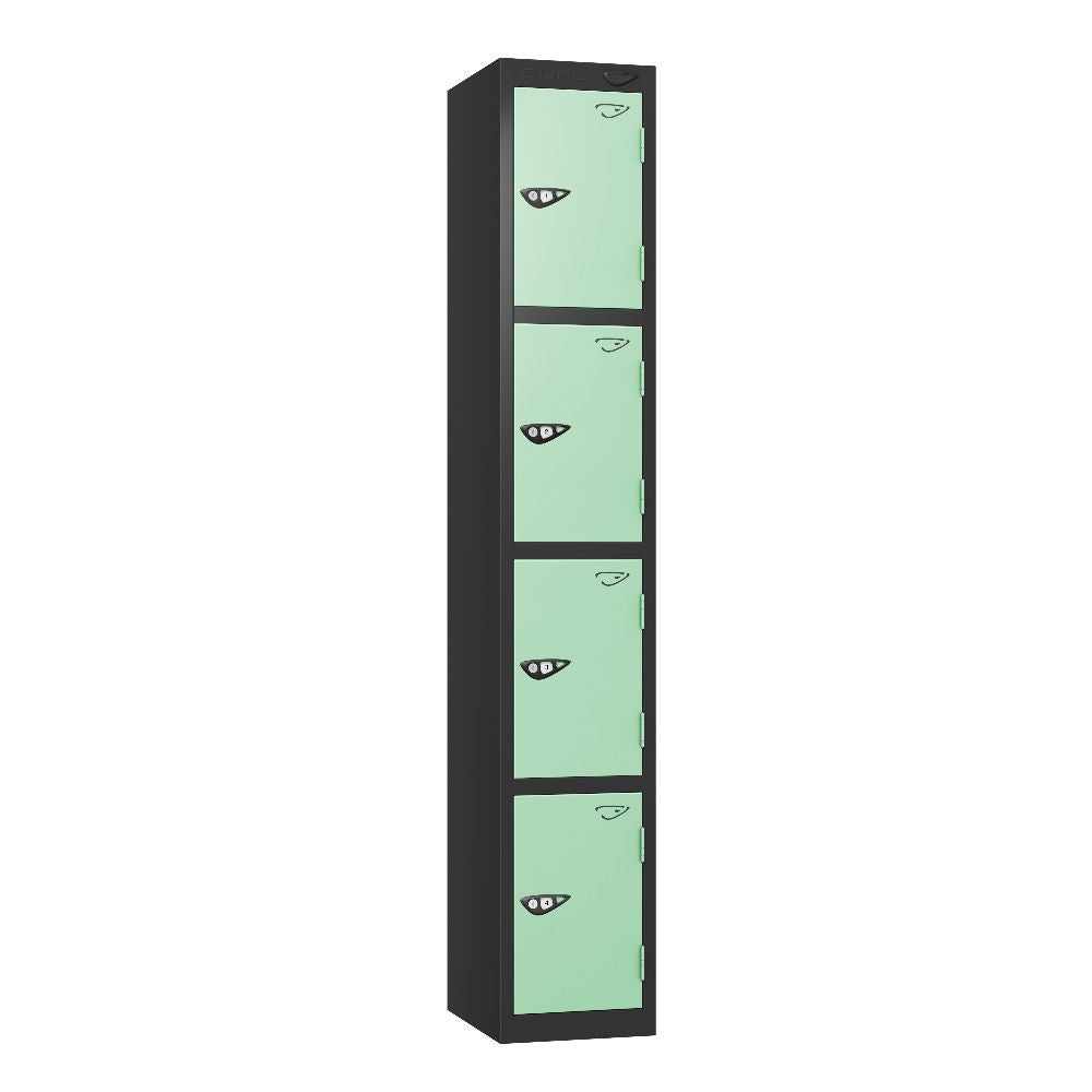 Prime 4-Door Steel Locker Black Mint