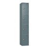 Prime 4-Door Steel Locker Slate Grey Grey Blue