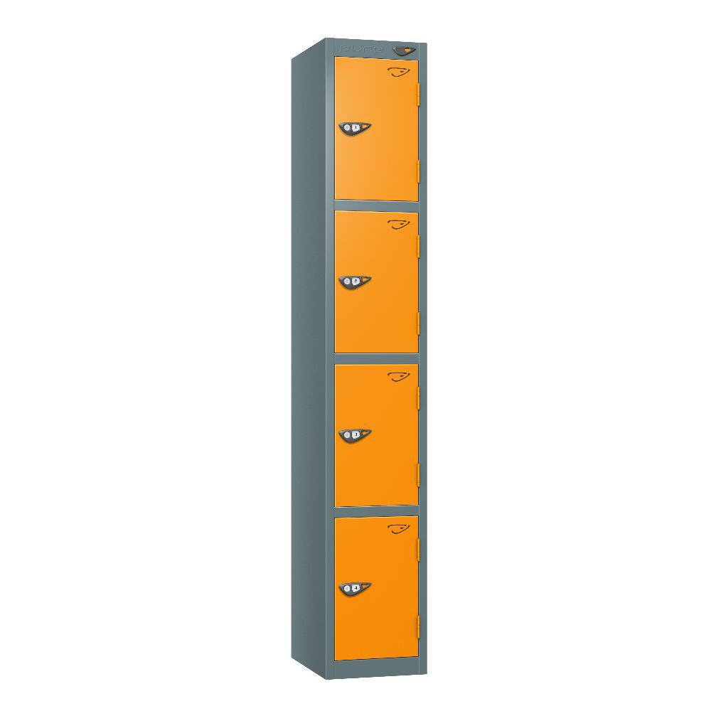 Prime 4-Door Steel Locker Slate Grey Magma