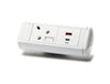 Protea 1 No UK Socket On Desk Power Module White