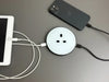 Punto Max with 1no UK Socket with Resetable Fuse 45W Dual USB C 85W Dual C Attached in the Table