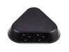 Pyramid 2 No UK Fused Socket Black