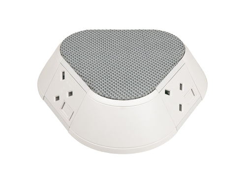 Pyramid 2 No UK Fused Socket Black