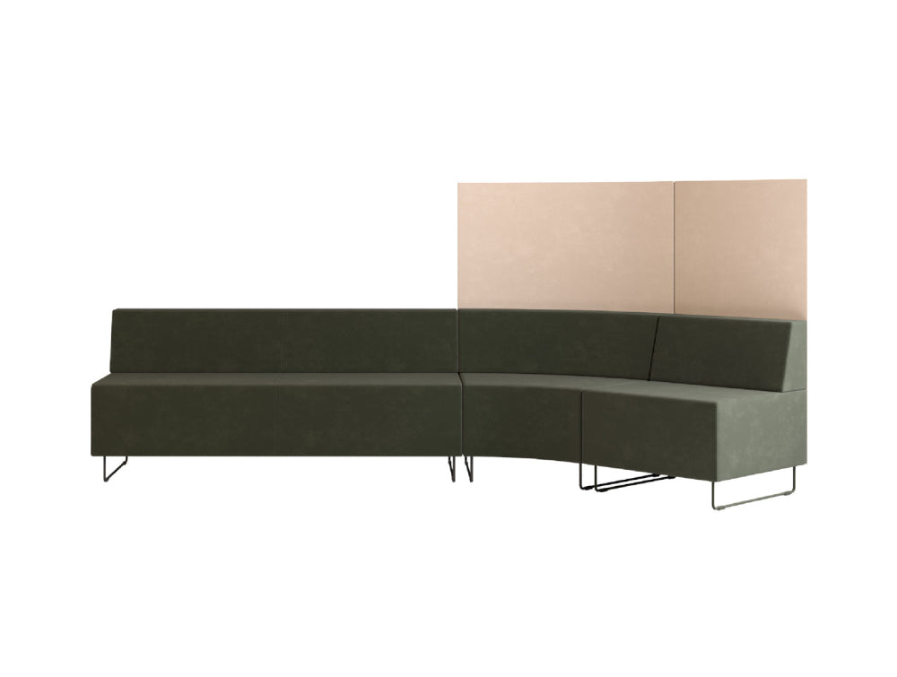 Quadra Acoustic Soft Armless Sofa