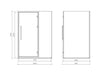 Quadra QD WPB Acoustic Phone Booth Dimensions