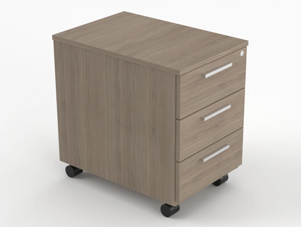 Quando Executive Mobile Pedestal Canadian Oak Finish