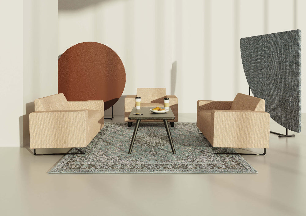 Ralf Breakout Seating Collection with Rectangular Coffee Table