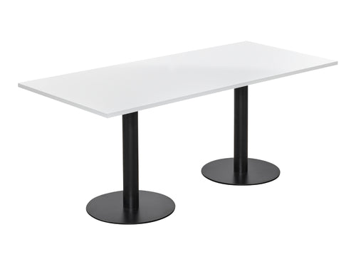 Rectangular Dining or Conference Black Table 1800mm