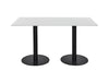Rectangular Poseur Black Table 1800mm 2