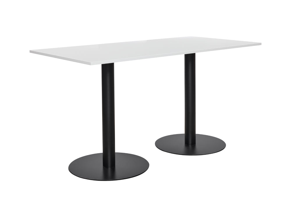 Rectangular Poseur Black Table 1800mm 3