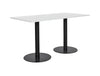 Rectangular Poseur Black Table 1800mm 3