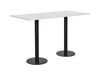 Rectangular Poseur Black Table 2000mm 3