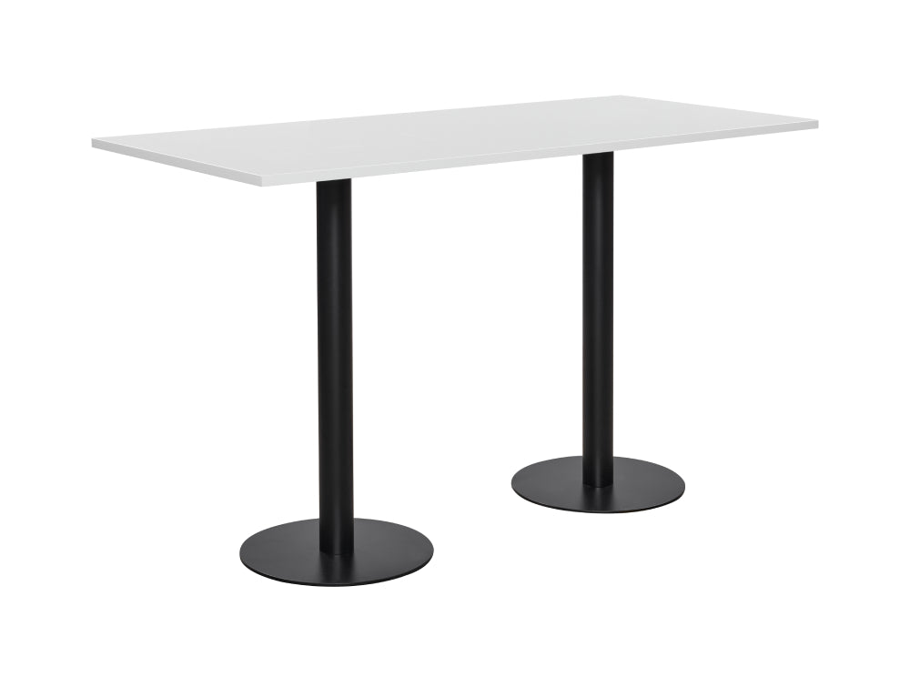 Rectangular Poseur Black Table 2000mm 3