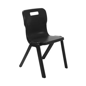 Recycled Titan 1-Piece Chair - Size 6 - Recycled Black