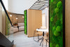 Retreat Modular Seating With Bridge On Top In Breakout Setting