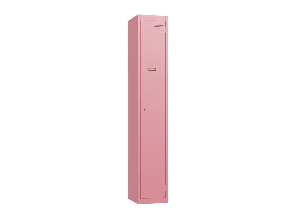 Retro 1-Door Steel Locker - Dusty Pink