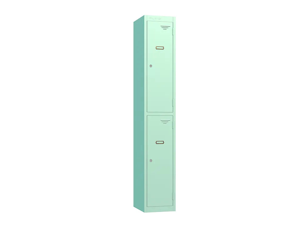 Retro 2-Door Steel Locker - Dusty Pink