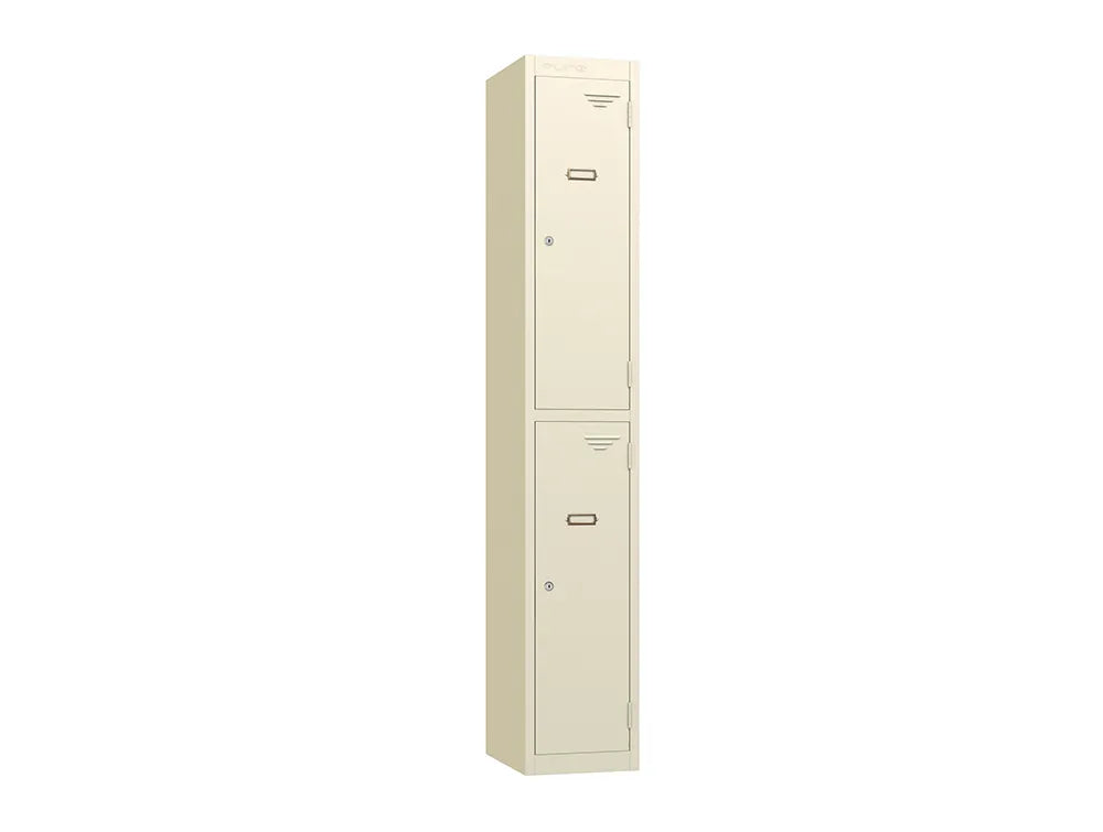 Retro 2-Door Steel Locker - Dusty Pink