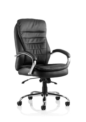 Rocky Executive Chair Black Leather High Back With Arms EX000061 2