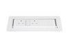 Rotadock 2 No UK Socket In Desk Power Module White 3