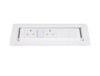 Rotadock 2 No UK Socket In Desk Power Module White 3