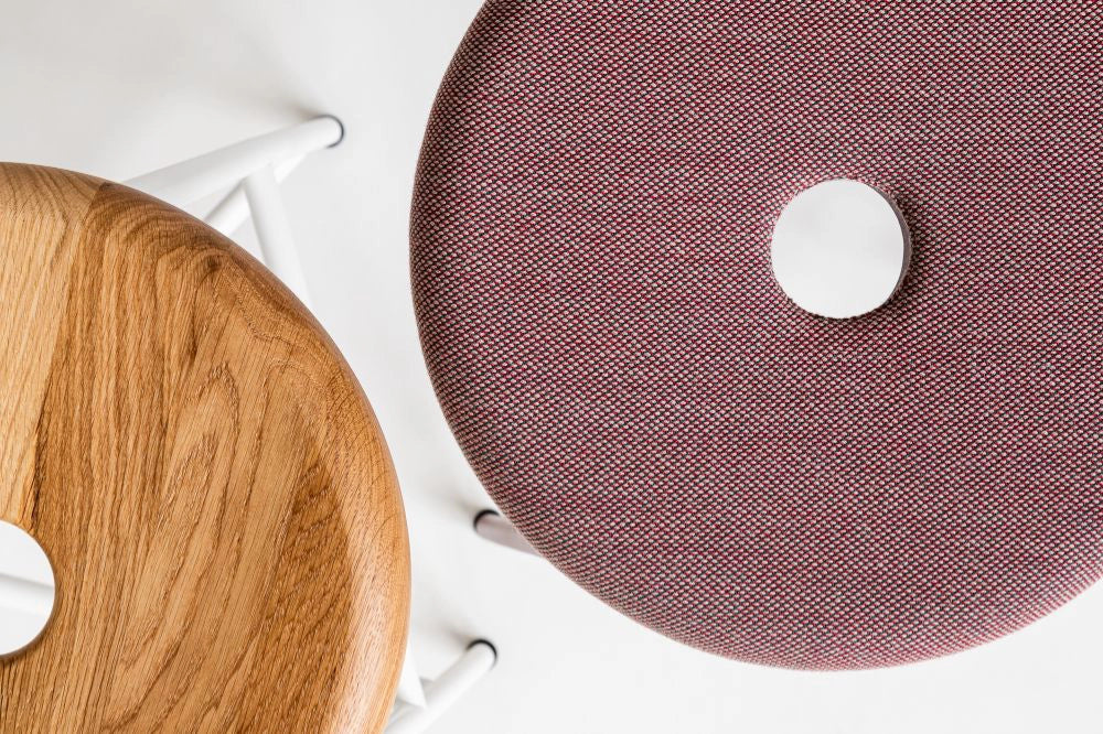 Rotor Upholstered and Wooden Bar Stools 4