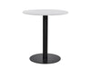 Round Poseur Black Table 1000mm 2